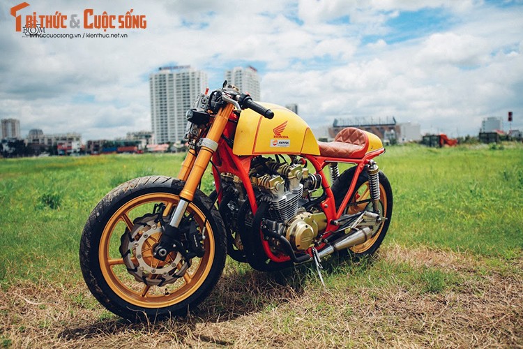 Teen Sai Gon do dang Honda CB750F cafe racer &quot;hang doc&quot;-Hinh-8